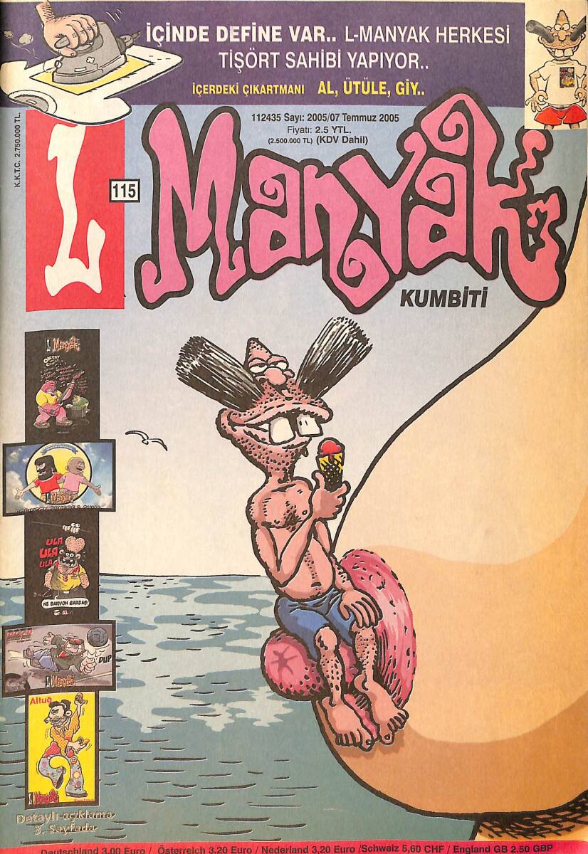 L-Manyak Mizah Dergisi Temmuz 2005 Sayı: 7 NDR98719 - 1