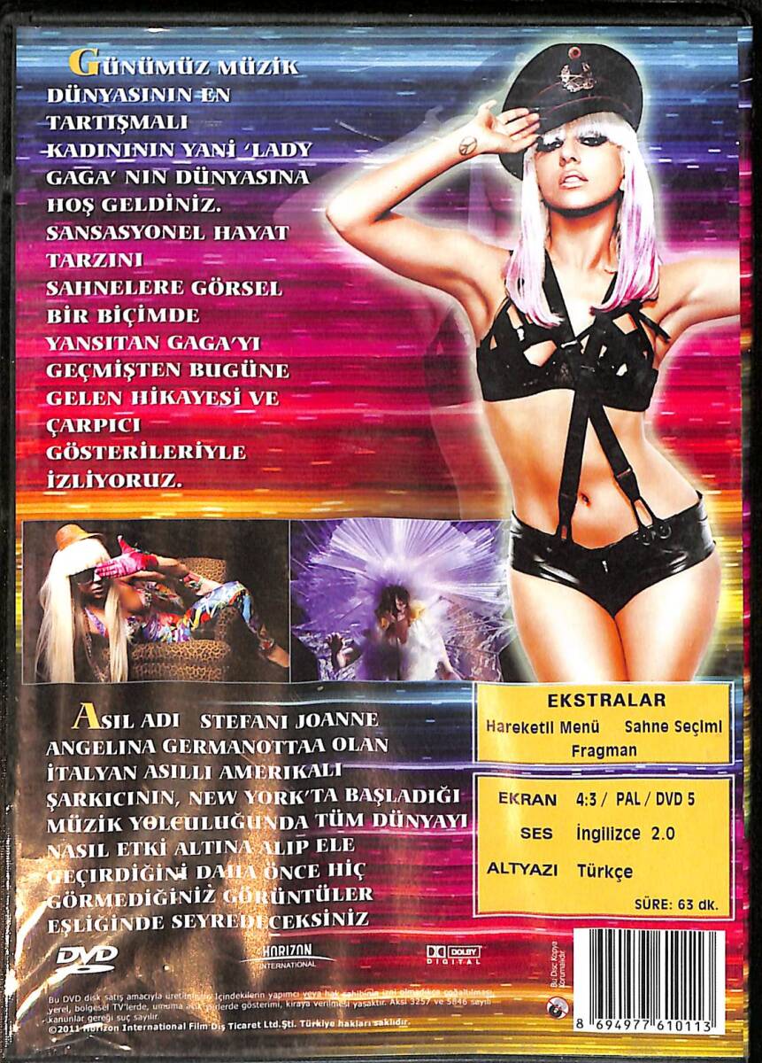 Lady Gaga - Yeni Dünya Yıldızı DVD Film (İkinci El) DVD2789 - 2