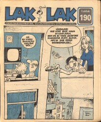 Lak Lak Mizah Dergisi Sayı 190 NDR95490 - Gökçekoleksiyon