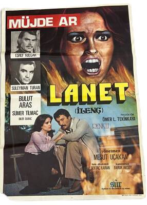 Lanet ( İlenç ) Film Afişi 1977 - Müjde Ar, Eşref Kolçak Mesut Uçakan (68x98cm) KRT19965 - 1
