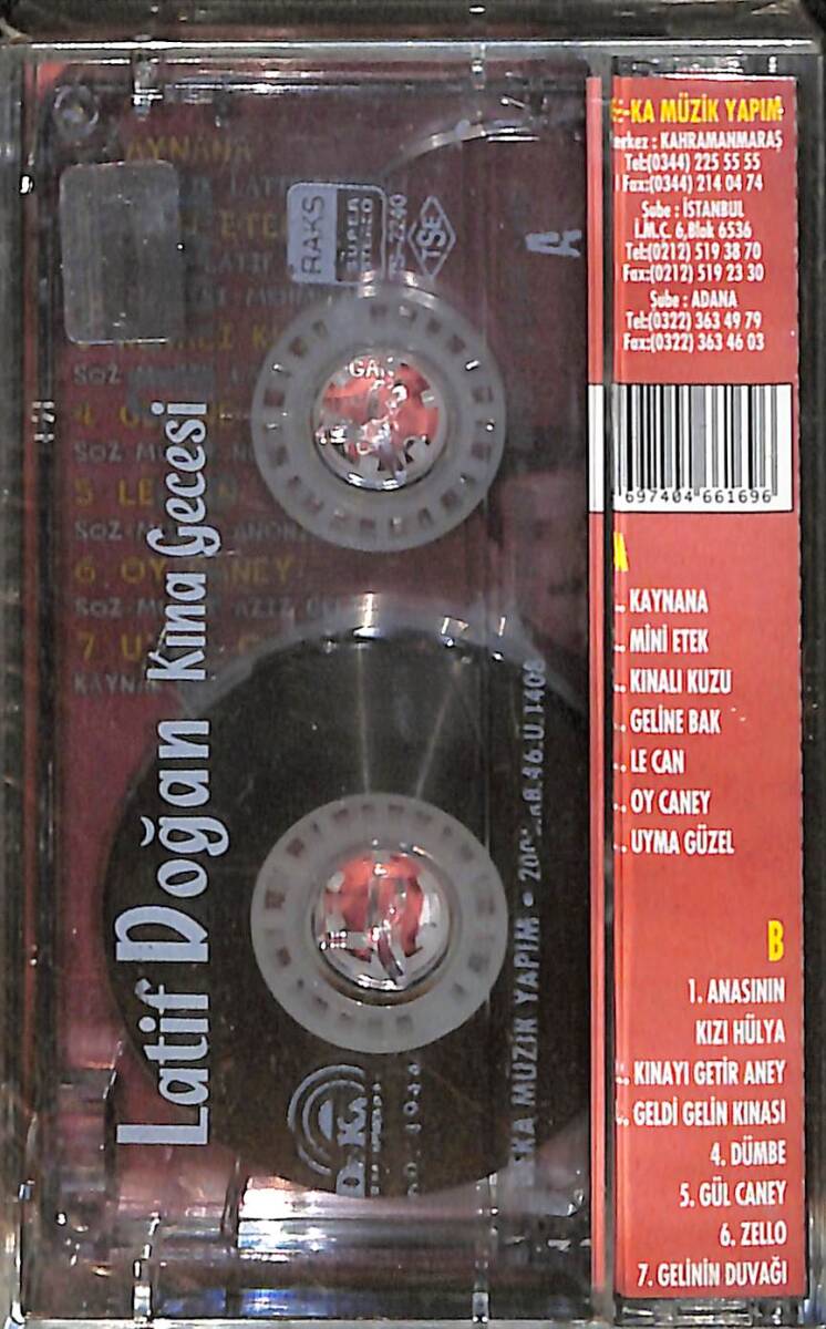 Latif Doğan - Kına Gecesi Kaset (Sıfır) KST28507 - 2