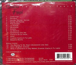 Laura Fygi ‎– The Latin Touch CD İkinci El CD5888 - 2