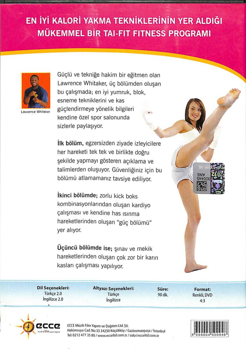 Lawrence Whitaker's Tai-Fit Fitness Progrma DVD (İkinci El) DVD2446 - 2