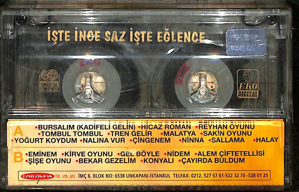 Layla - İşte İnce Saz İşte Eğlence Kaset (İkinci El Kaset) KST29053 - 2