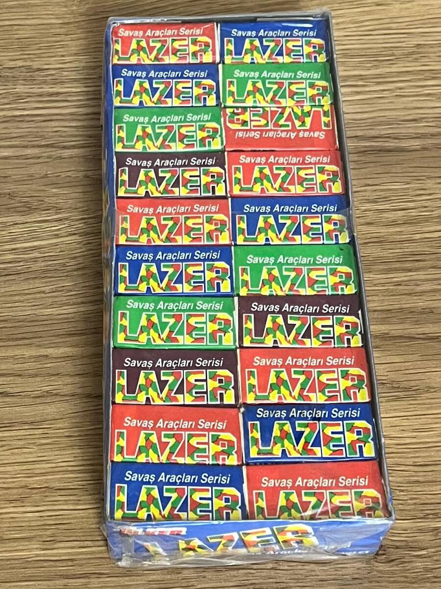 LAZER - ÜLKER LAZER UZUN (ÜLKER) 1993 Şekerli Sakız Açılmamış Kutu # SKZ1817 - 2