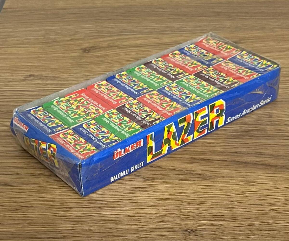 LAZER - ÜLKER LAZER UZUN (ÜLKER) 1993 Şekerli Sakız Açılmamış Kutu # SKZ1817 - 6