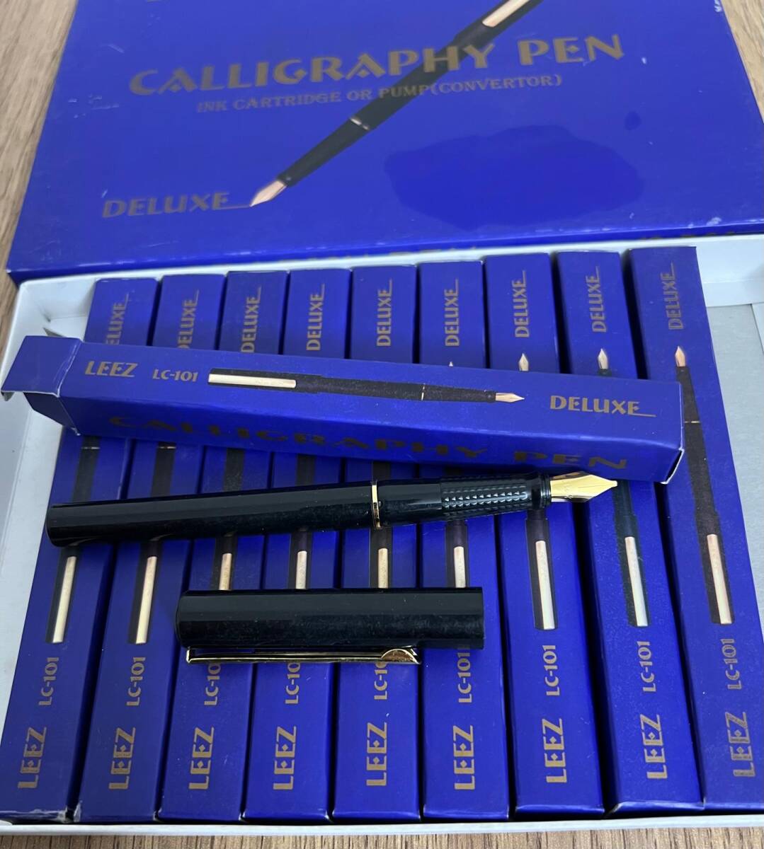 LC 101 Callıgraphy Kalın Uçlu Kartuşlu Dönem Dolma Kalem. 1990s AOB4820 - 2