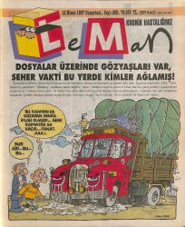 Leman Haftalık Mizah Dergisi 12 Nisan 1997 Sayı 283 NDR79374 - Gökçekoleksiyon