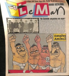 Leman Haftalık Mizah Dergisi 16 Mart 1997 Sayı 279 NDR79391 - Gökçekoleksiyon