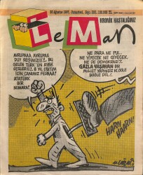 Leman Haftalık Mizah Dergisi 30 Ağustos 1997 Sayı 303 NDR79421 - Gökçekoleksiyon