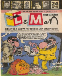 Leman Haftalık Mizah Dergisi 5 Ocak 1997 Sayı 269 NDR79408 - Gökçekoleksiyon