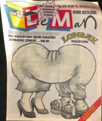 Leman Haftalık Mizah Dergisi 9 Şubat Sayı 274 NDR79389 - Gökçekoleksiyon