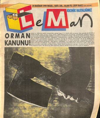 LEMAN KRONİK HASTALIĞINIZ - 18 HAZİRAN 1995 SAYI188 - ORMAN KANUNU! NDR74070 - 1
