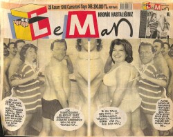 LEMAN KRONİK HASTALIĞINIZ - 28 KASIM 1998 SAYI368 - TELLAK VE NATIR BİRBİRLERİNİ TEMİZLEDİLER NDR74061 - Gökçekoleksiyon