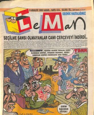 LEMAN KRONİK HASTALIĞINIZ - 3 ARALIK 1995 SAYI212 - SEÇİLME ŞANSI OLMAYANLAR CAMI ÇERÇEVEYİ İNDİRDİ... NDR74059 - 1