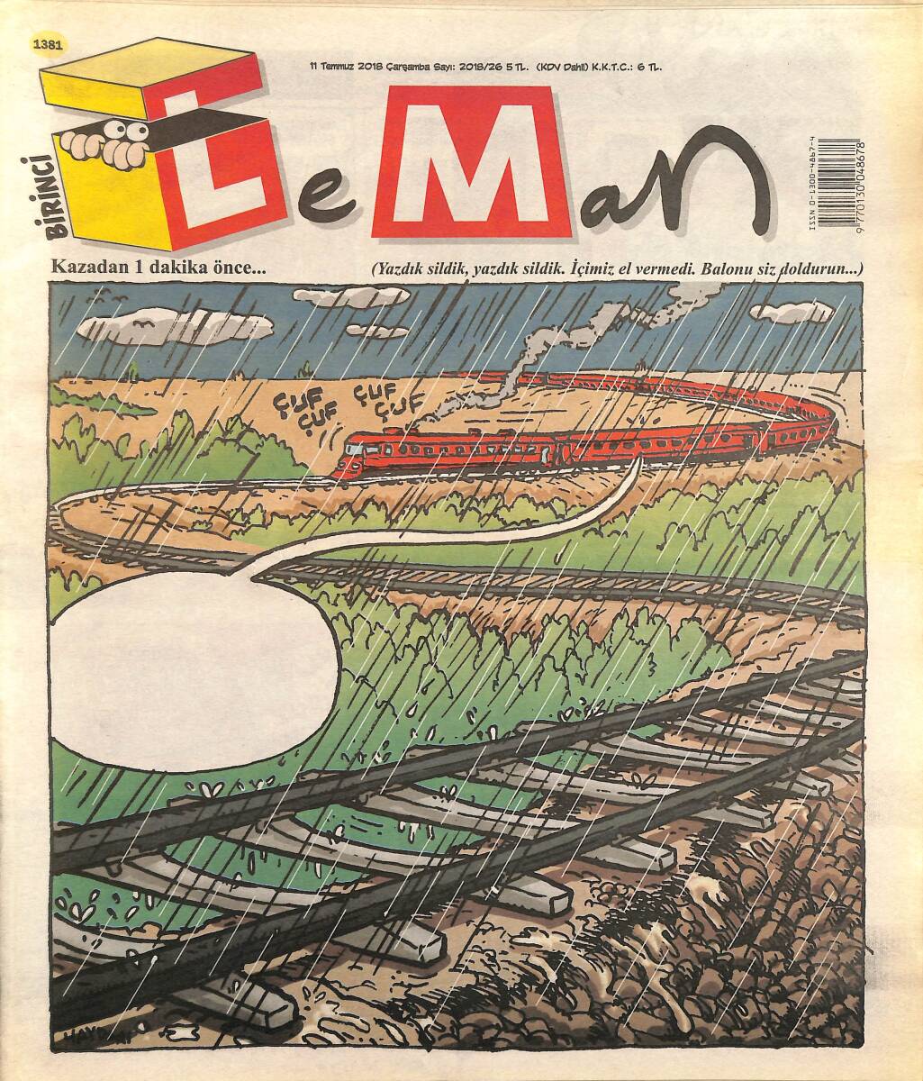 Leman Mizah Dergisi 11 Temmuz 2018 Sayı 26 NDR96478 - 1