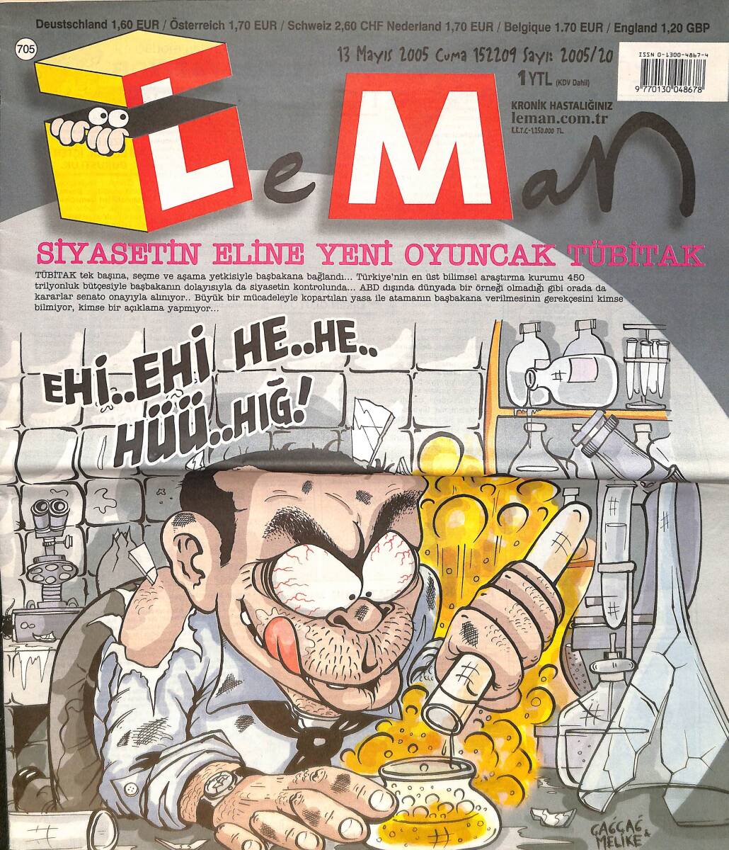Leman Mizah Dergisi 13 Mayıs 2005 No: 705 Sayı: 20 NDR98523 - 1