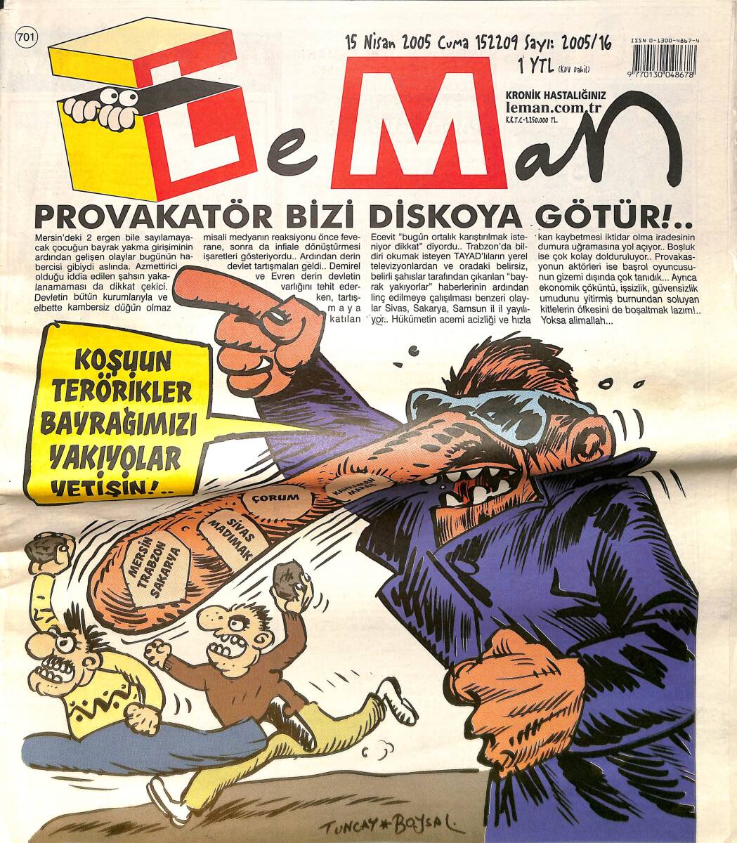 Leman Mizah Dergisi 15 Nisan 2005 Sayı: 16 No:701 NDR98673 - 1