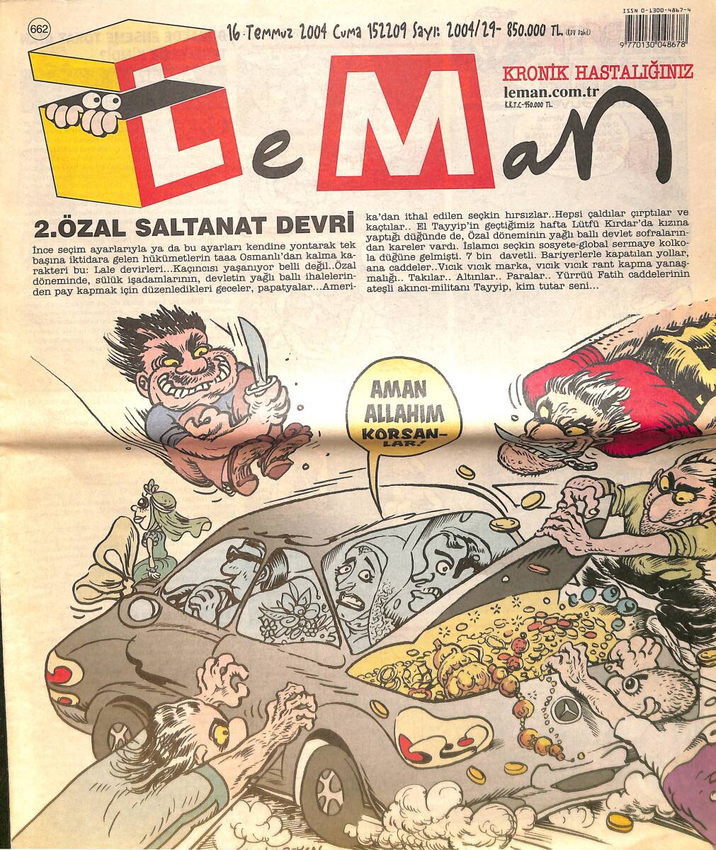 Leman Mizah Dergisi 16 Temmuz 2004 Sayı: 29 No:662 NDR98677 - 1