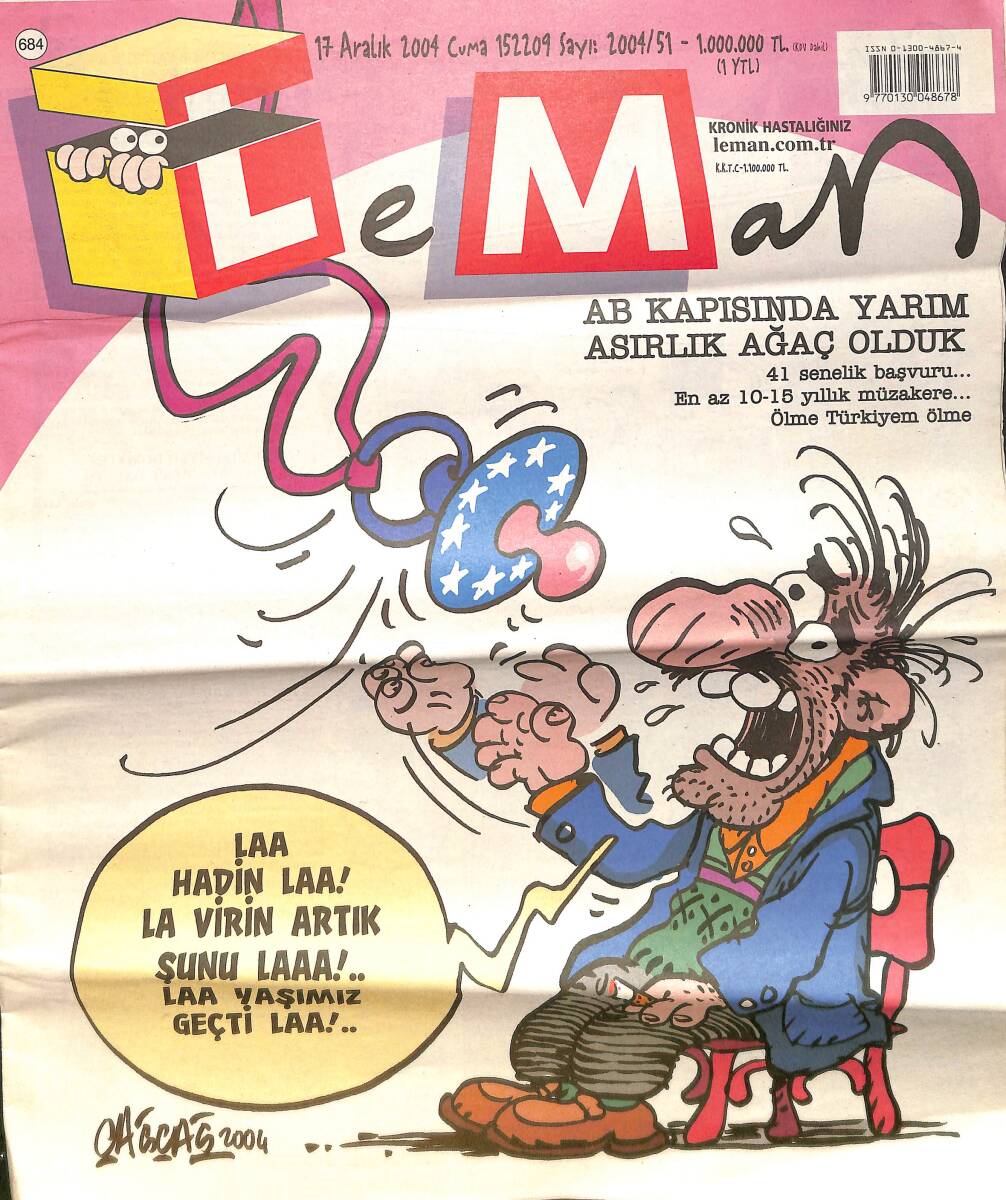 Leman Mizah Dergisi 17 Aralık 2004 No: 684 Sayı: 51 NDR98529 - 1