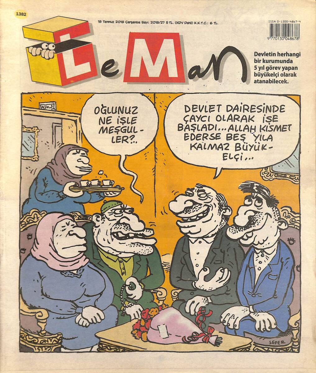 Leman Mizah Dergisi 18 Temmuz 2018 Sayı 27 NDR96479 - 1