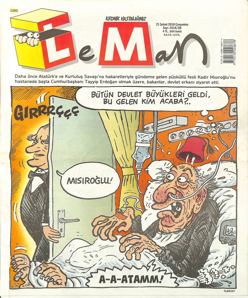 Leman Mizah Dergisi 21 Şubat 2018 Sayı 8 NDR96246 - 1