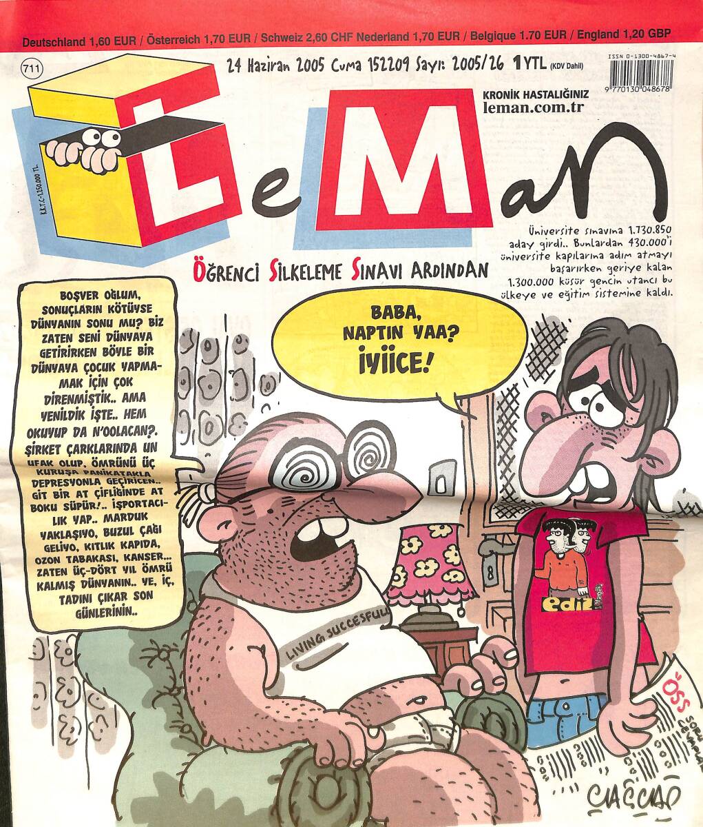 Leman Mizah Dergisi 24 Haziran 2005 No: 711 Sayı: 26 NDR98531 - 1