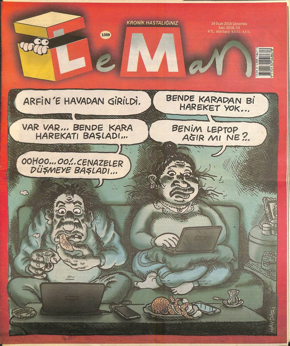Leman Mizah Dergisi 24 Ocak 2018 Sayı 4 NDR96249 - 1