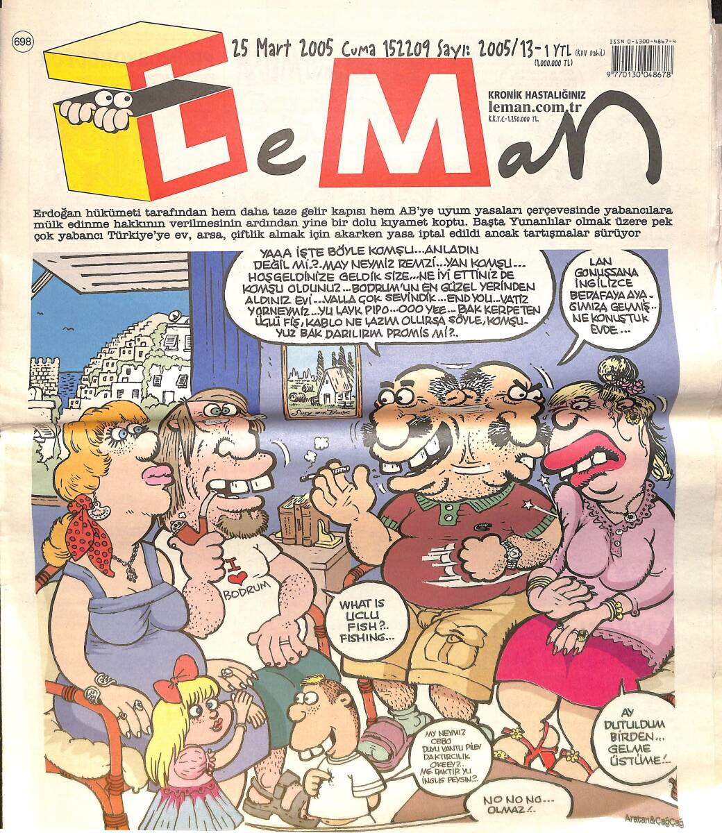 Leman Mizah Dergisi 25 Mart 2005 No: 698 Sayı: 13 NDR98569 - 1