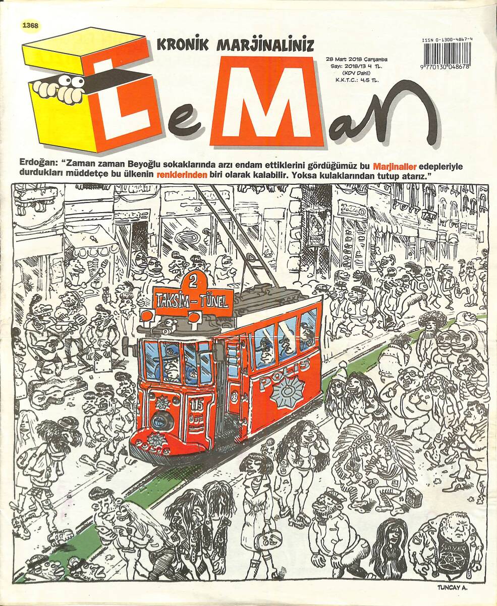 Leman Mizah Dergisi 28 Mart 2018 Sayı 13 NDR96241 - 1