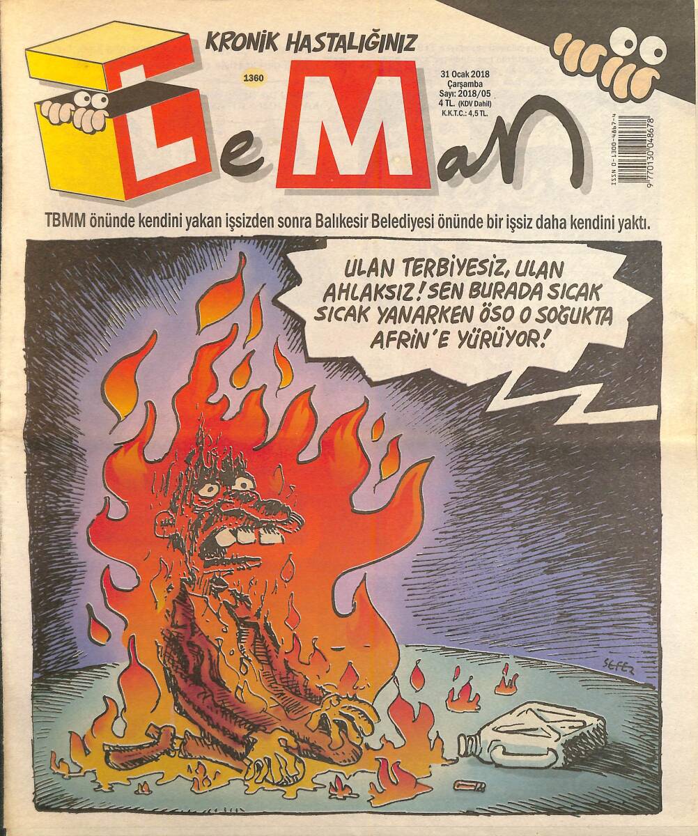 Leman Mizah Dergisi 31 Ocak 2018 Sayı 5 NDR96250 - 1