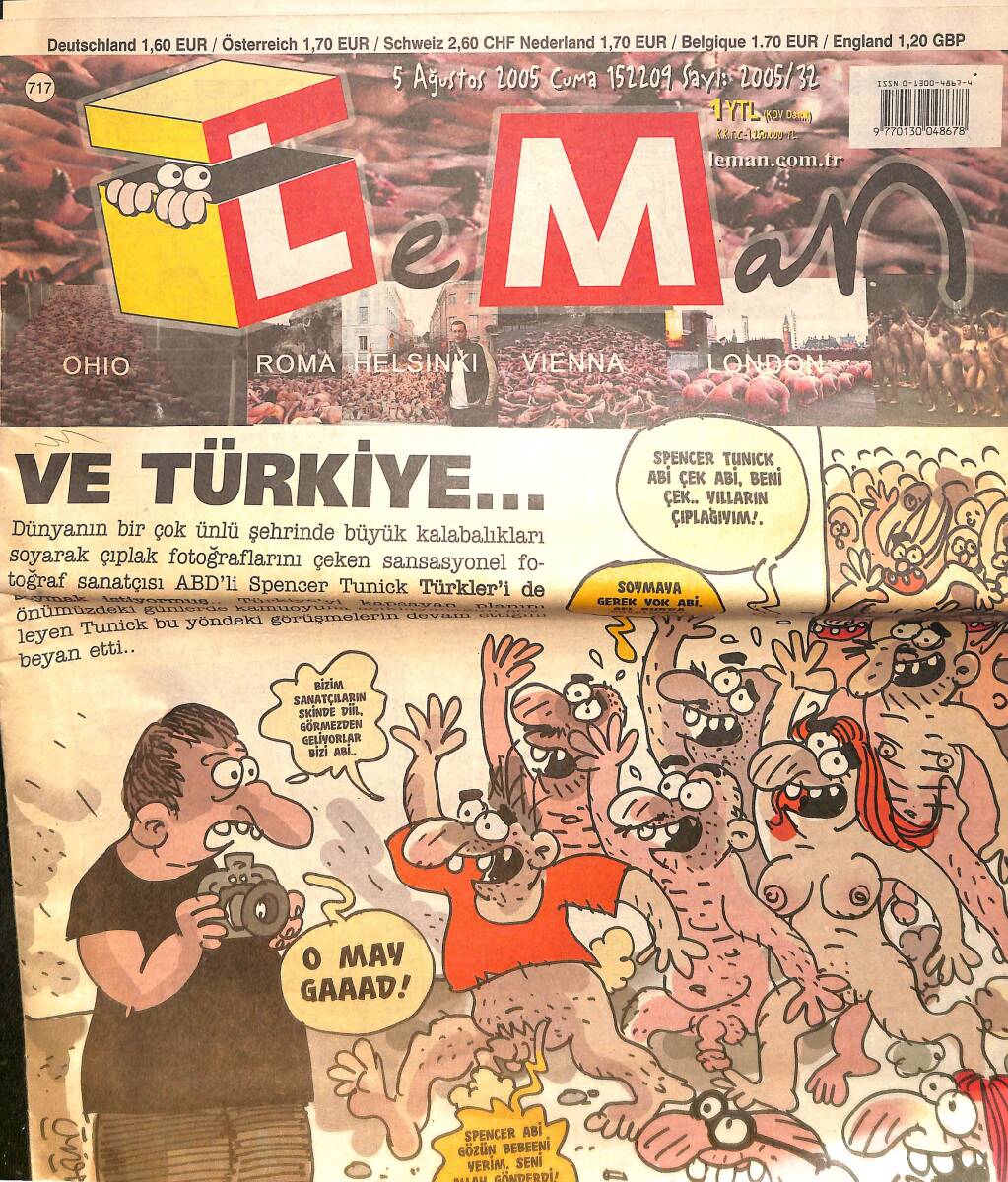 Leman Mizah Dergisi 5 Ağustos 2005 No: 717 Sayı: 32 NDR98620 - 1