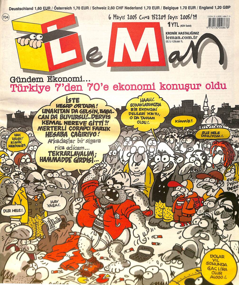 Leman Mizah Dergisi 6 Mayıs 2005 No: 704 Sayı: 19 NDR98617 - 1