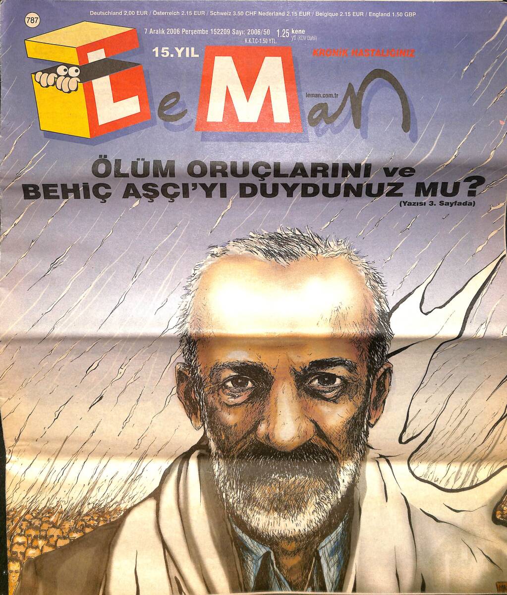 Leman Mizah Dergisi 7 Aralık 2006 No: 787 Sayı: 50 NDR98525 - 1