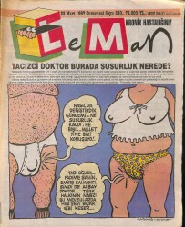 Leman Mizah Dergisi Sayı280 22 Mart 1997 NDR21726 - Gökçekoleksiyon