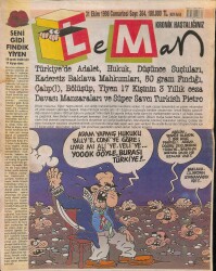 Leman Mizah Dergisi Sayı364 31 Ekim 1998 NDR21736 - Gökçekoleksiyon