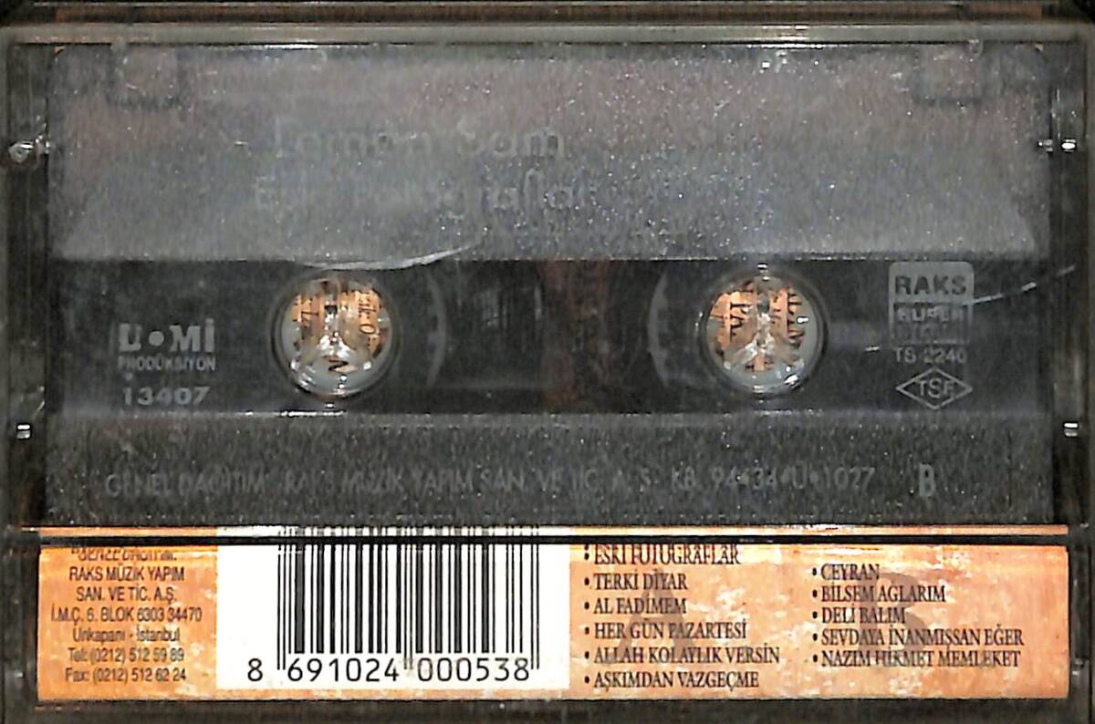 Leman Sam - Eski Fotoğraflar Kaset (İkinci El) KST29095 - 2
