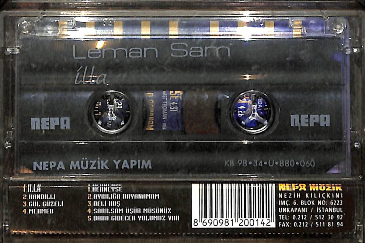 Leman Sam - İlla... Kaset (İkinci El) KST28367 - 2