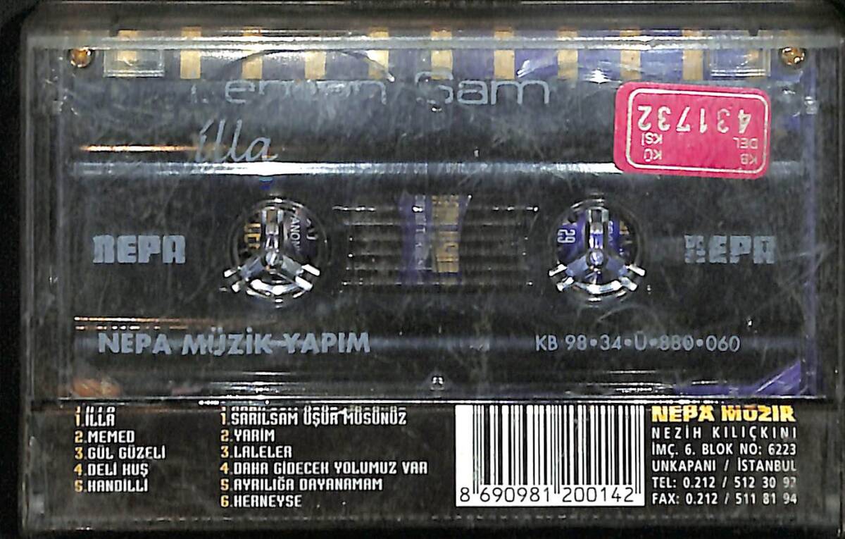 Leman Sam - İlla... Kaset (Kırmızı Bandrol - İkinci El) KST27695 - 2