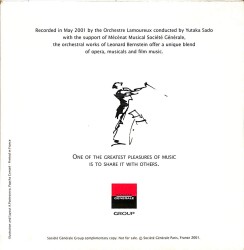 Leonard Bernstein - Orchestre Lamoureux CD (İkinci El) CD4474 - 2