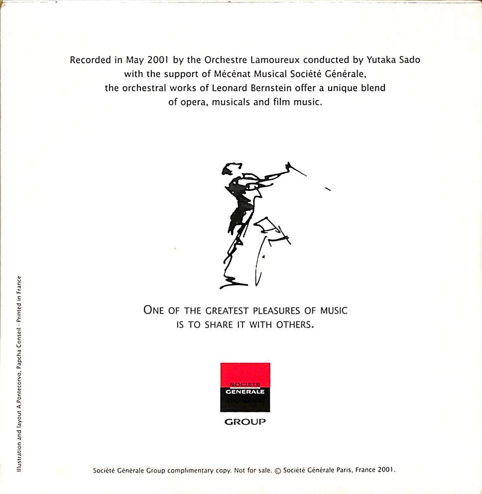 Leonard Bernstein - Orchestre Lamoureux CD (İkinci El) CD4474 - 2