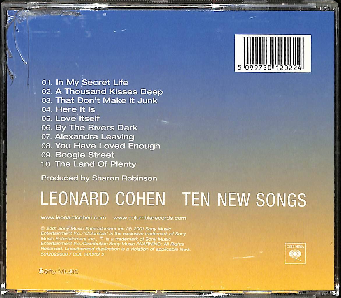 Leonard Cohen - Ten New Songs (İkinci El) CD5156 - 2