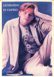 Leonardo Di Caprio Kartpostal (Küçük Boy) KRT22519 - Gökçekoleksiyon