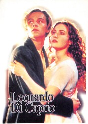 Leonardo Di Caprio Kartpostal (Küçük Boy) KRT22580 - Gökçekoleksiyon