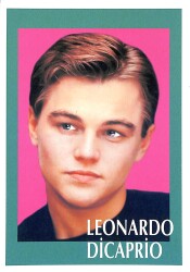 Leonardo Di Caprio Kartpostal (Küçük Boy) KRT22581 - Gökçekoleksiyon
