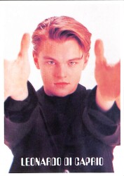 Leonardo Di Caprio Kartpostal (Küçük Boy) KRT23831 - Gökçekoleksiyon