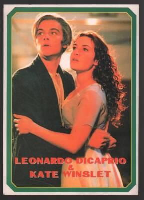 Leonardo Di Caprio & Kate Winslet Büyük Boy Kartpostal KRT4788 - 1