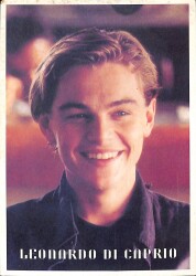 Leonardo Dicaprio Kartpostal (Küçük Boy) KRT22690 - Gökçekoleksiyon