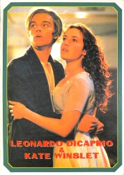 Leonardo Dicaprio Ve Kate Winslet Kartpostal (Büyük Boy) KRT22382 - Gökçekoleksiyon