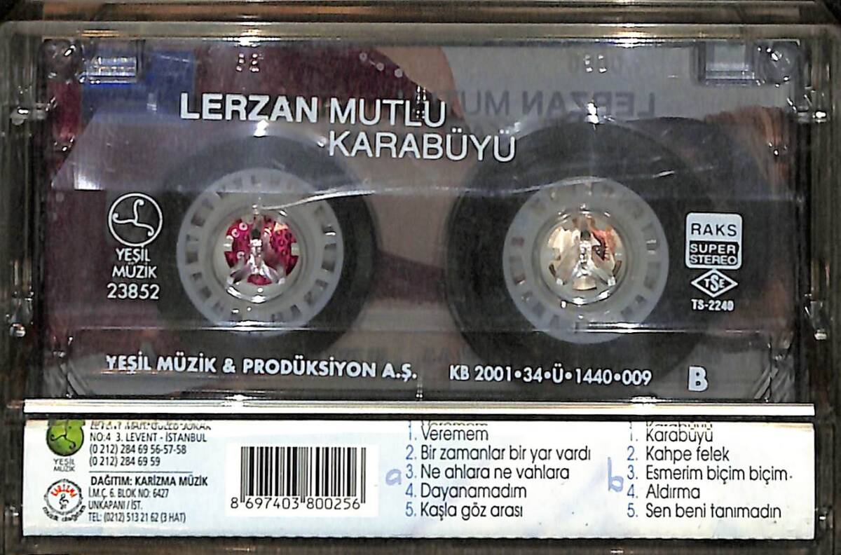 Lerzan Mutlu - Karabüyü Kaset (İkinci El) KST28324 - 2